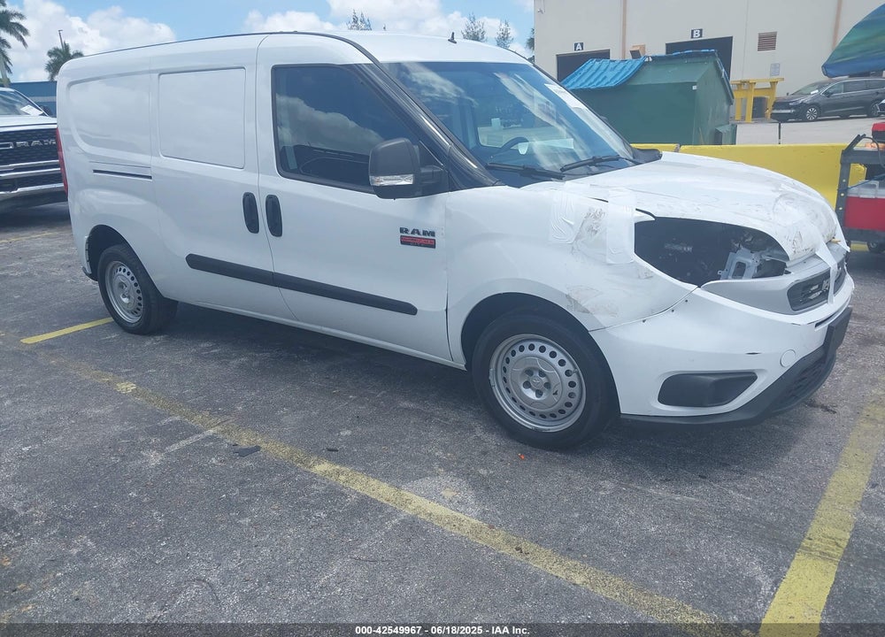 2022 RAM PROMASTER CITY CARGO VAN VIN: ZFBHRFAB6N6Y24331