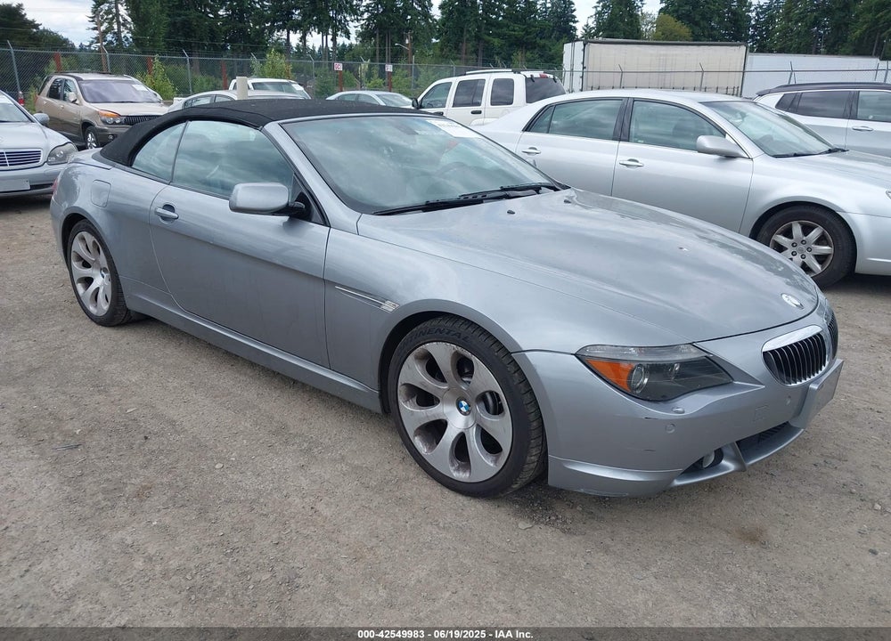 2005 BMW 645CI VIN: WBAEK73495B324905