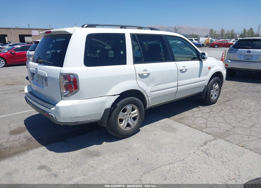 2008 HONDA PILOT VIN: 5FNYF28248B030795