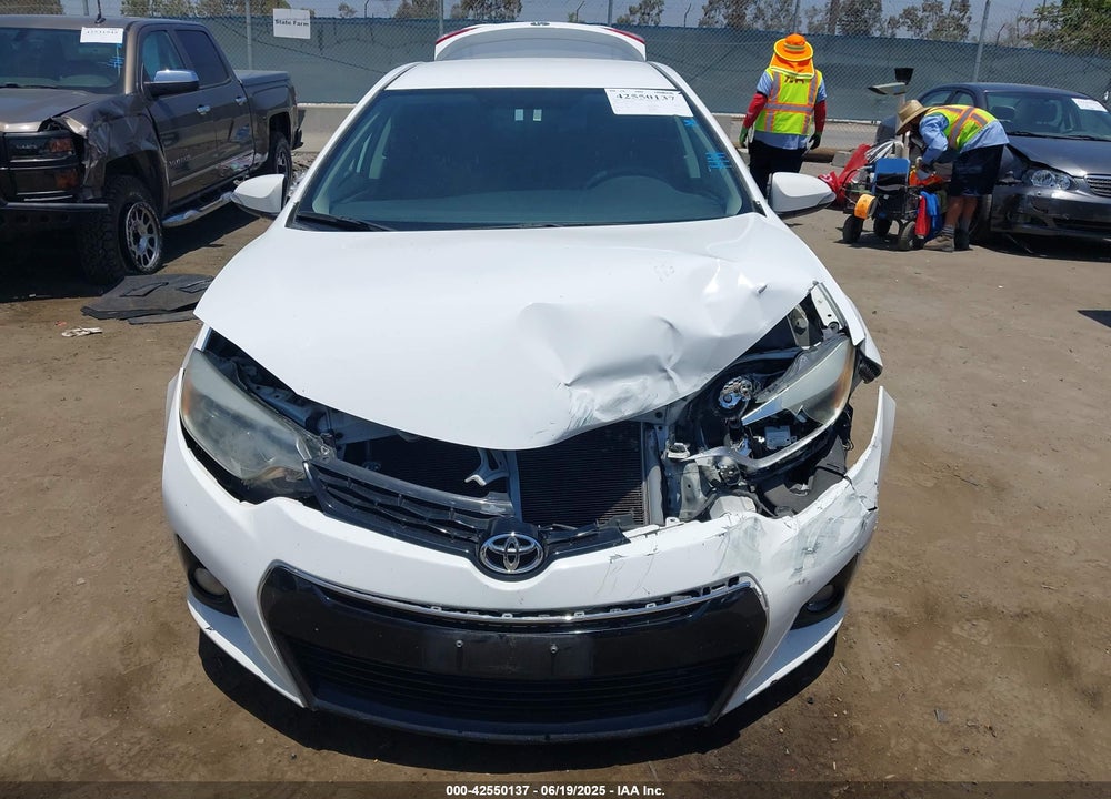 2015 TOYOTA COROLLA VIN: 2T1BURHE3FC270260
