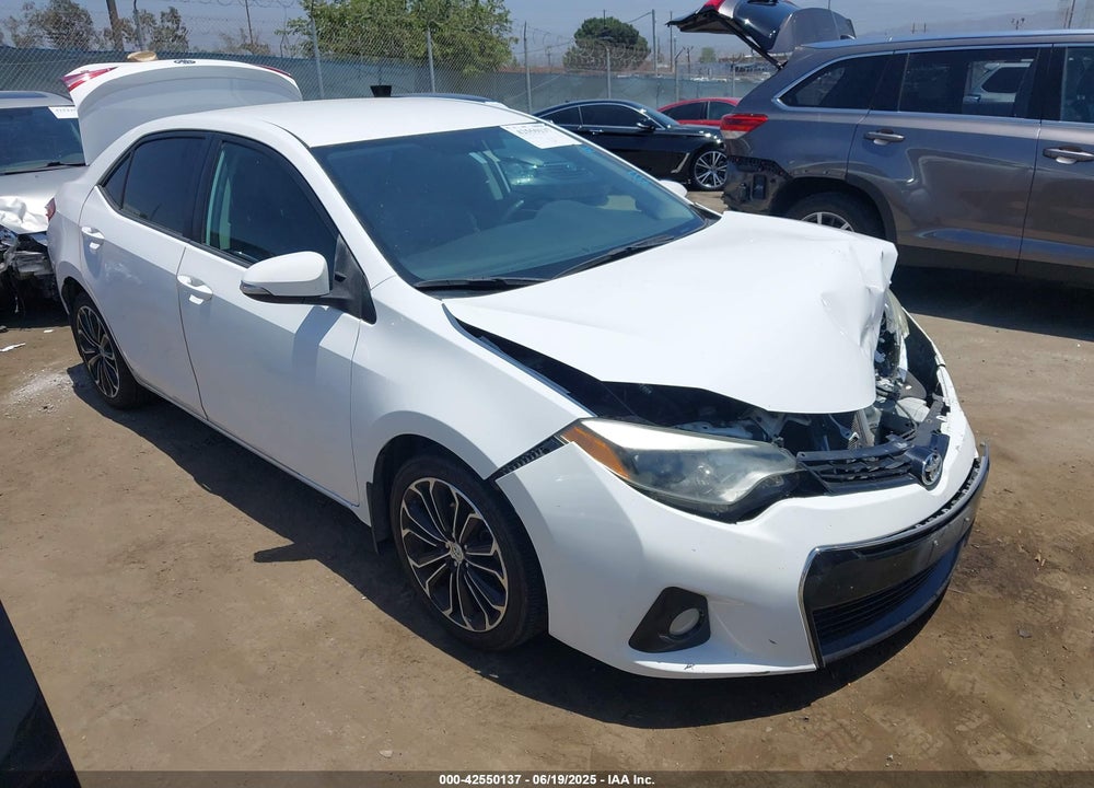 2015 TOYOTA COROLLA VIN: 2T1BURHE3FC270260