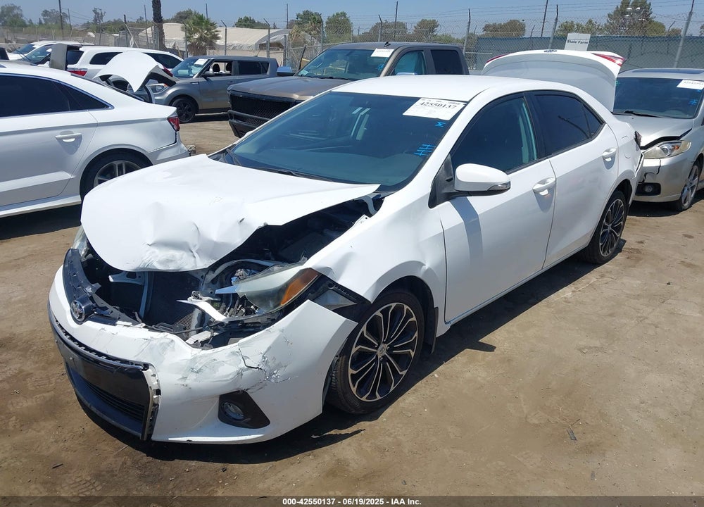 2015 TOYOTA COROLLA VIN: 2T1BURHE3FC270260