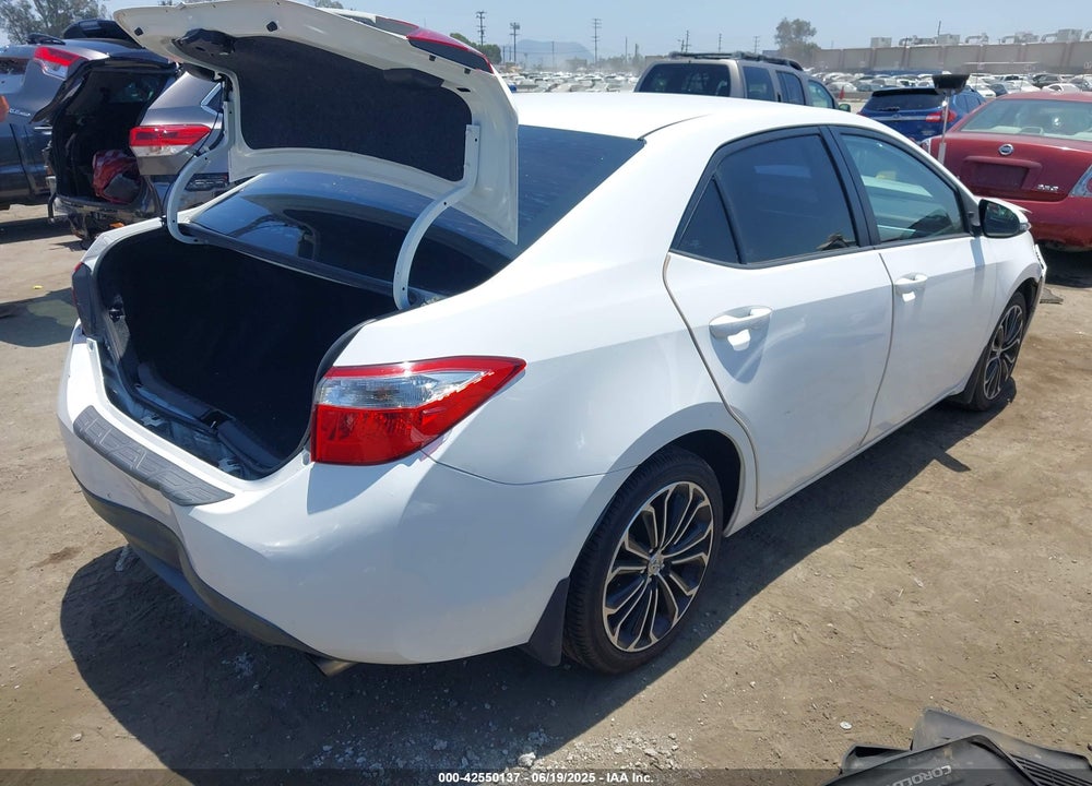 2015 TOYOTA COROLLA VIN: 2T1BURHE3FC270260