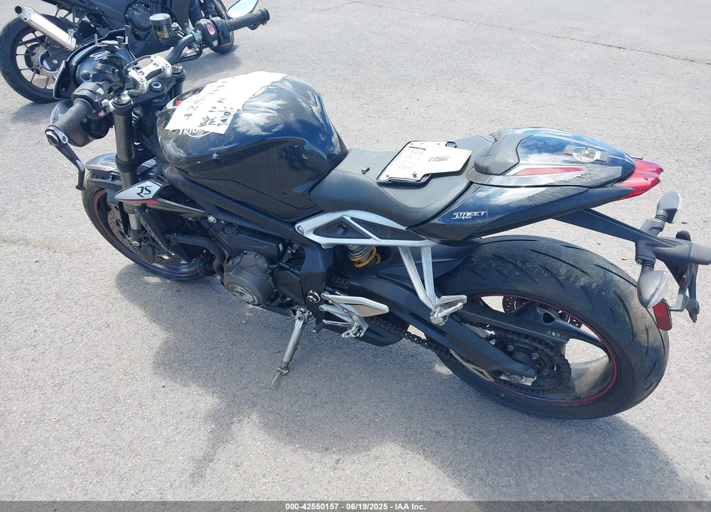 2018 TRIUMPH MOTORCYCLE STREET TRIPLE RS VIN: SMTA464S0JT857945