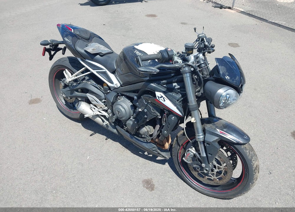 2018 TRIUMPH MOTORCYCLE STREET TRIPLE RS VIN: SMTA464S0JT857945