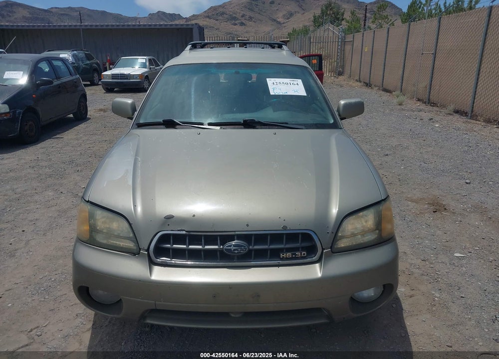 2003 SUBARU OUTBACK H6-3.0 VIN: 4S3BH895937643764