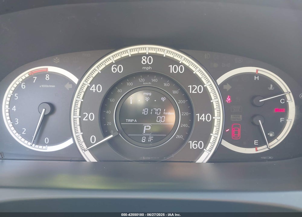 2014 HONDA ACCORD VIN: 1HGCR2F32EA292138