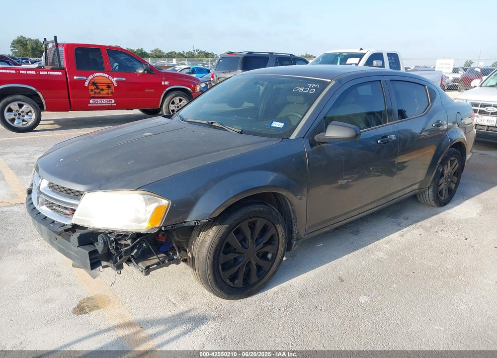 2012 DODGE AVENGER VIN: 1C3CDZAB6CN310820