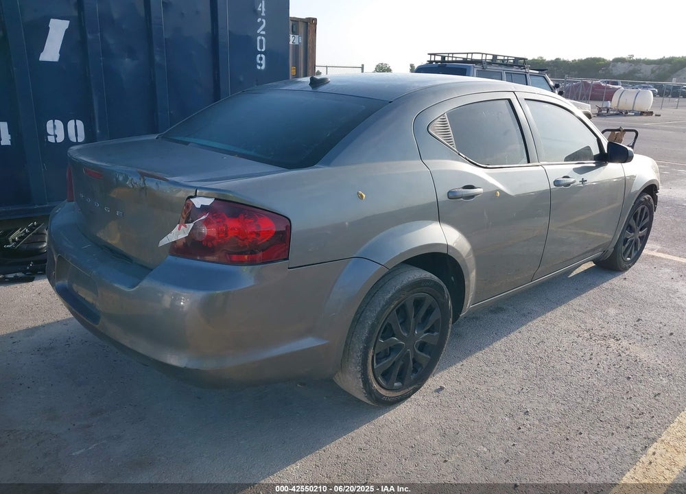 2012 DODGE AVENGER VIN: 1C3CDZAB6CN310820