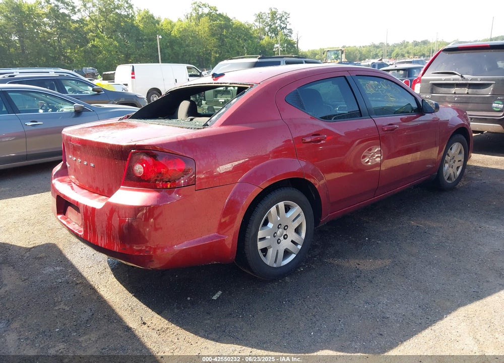 2014 DODGE AVENGER VIN: 1C3CDZAB0EN189866