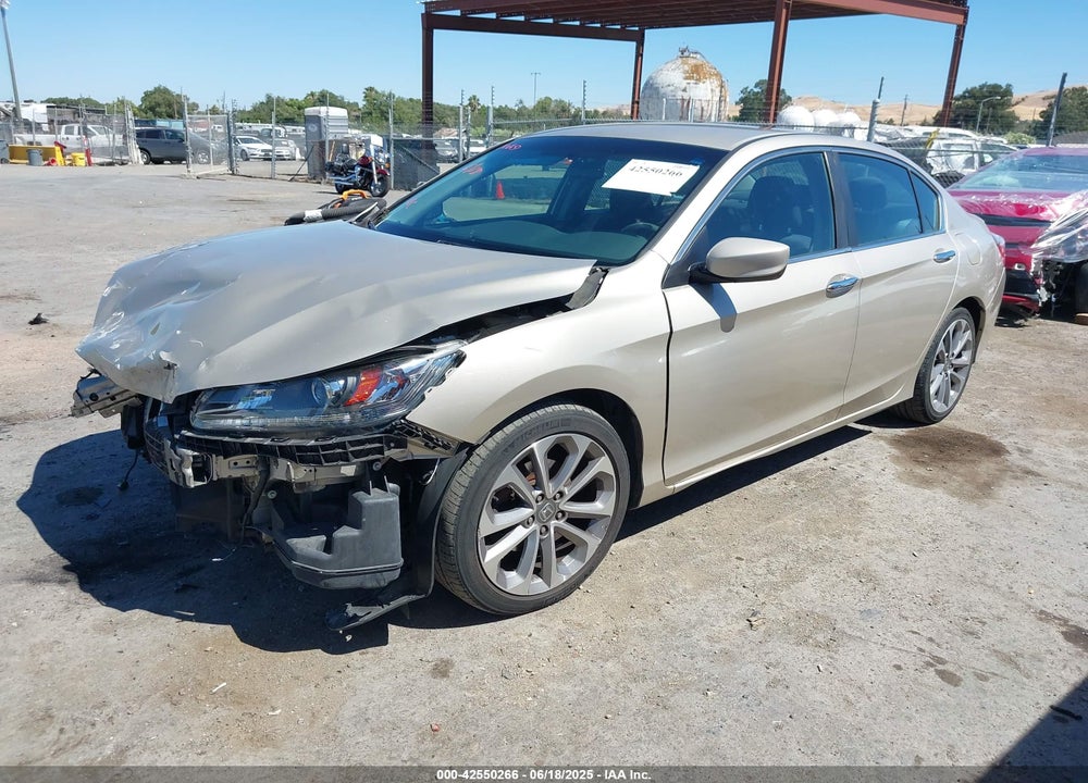 2013 HONDA ACCORD VIN: 1HGCR2F5XDA050598