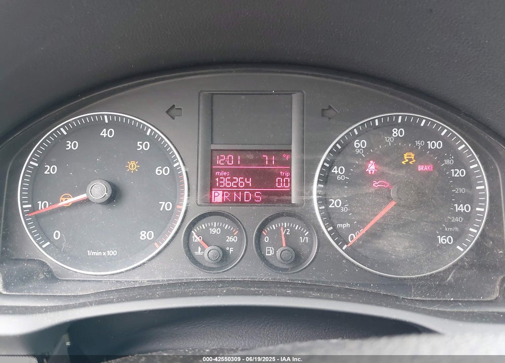 2008 VOLKSWAGEN JETTA VIN: 3VWRM71K98M091991