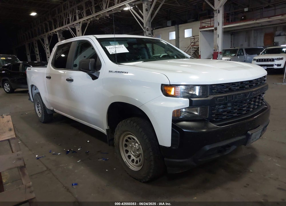 2019 CHEVROLET SILVERADO 1500 WORK TRUCK VIN: 1GCUYAEF7KZ297599