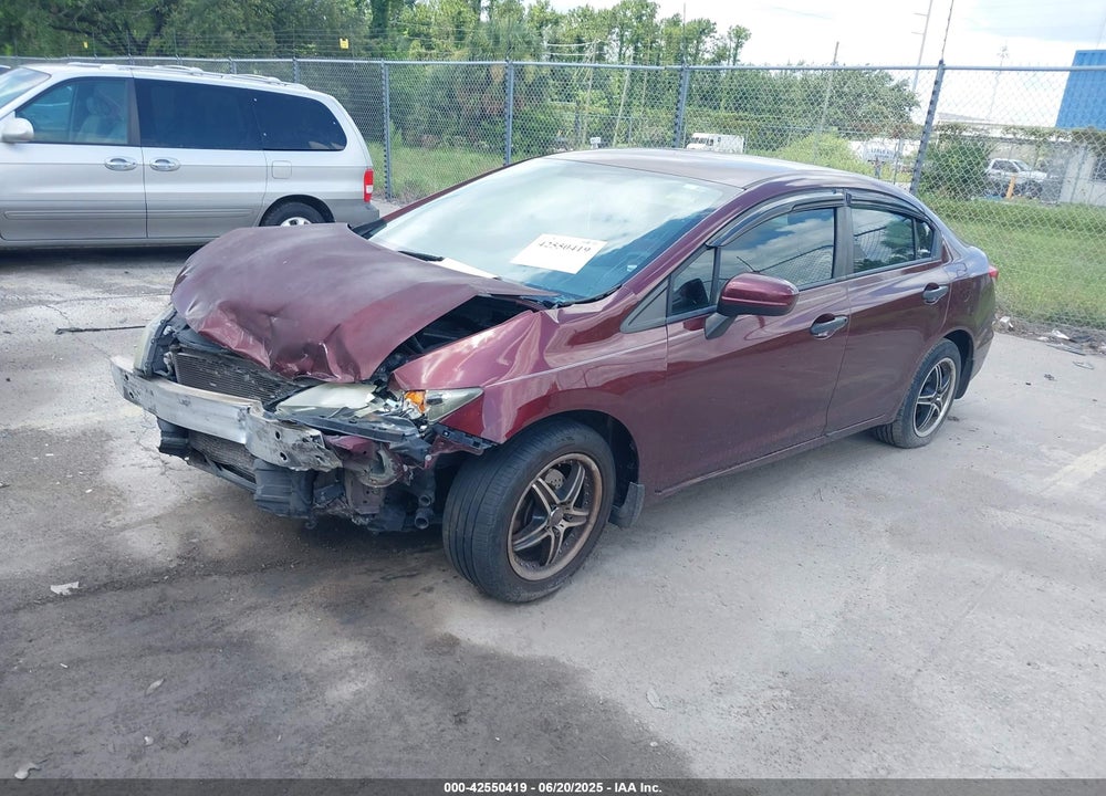 2014 HONDA CIVIC VIN: 19XFB2F56EE029164