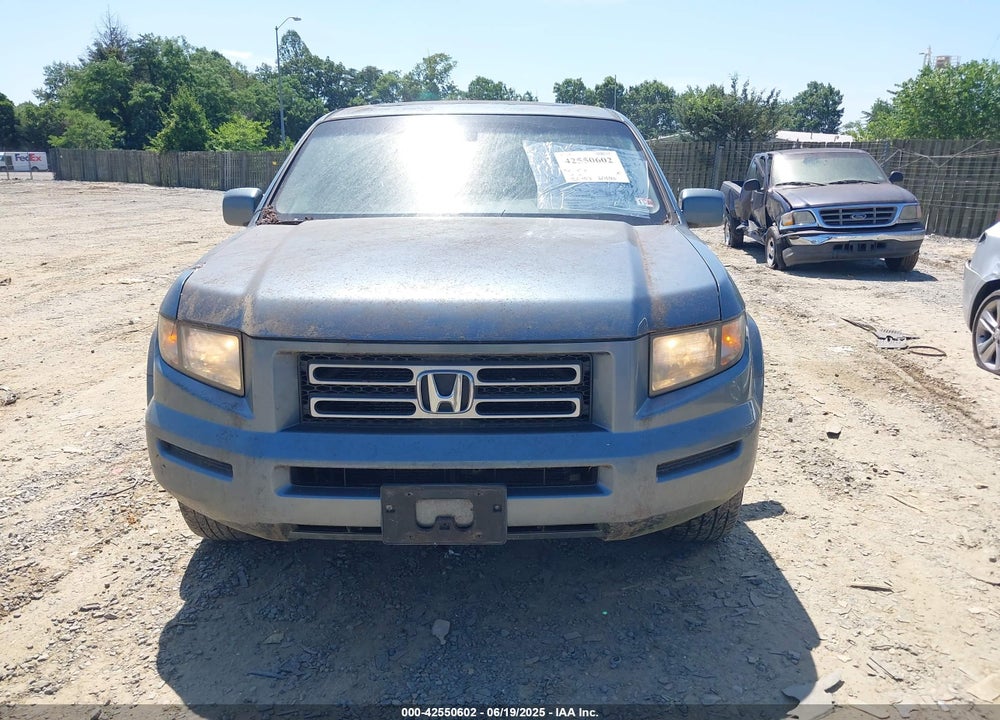 2007 HONDA RIDGELINE RTL VIN: 2HJYK16527H541865