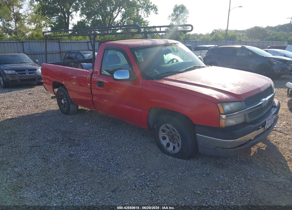 2005 CHEVROLET SILVERADO 1500 WORK TRUCK VIN: 1GCEC14X35Z190017