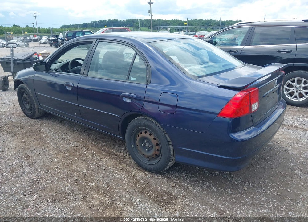 2005 HONDA CIVIC LX VIN: 2HGES16595H508254