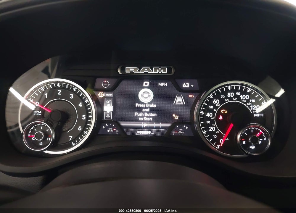 2025 RAM 1500 BIG HORN 4X4 5'7 BOX VIN: 1C6SRFFP0SN583981