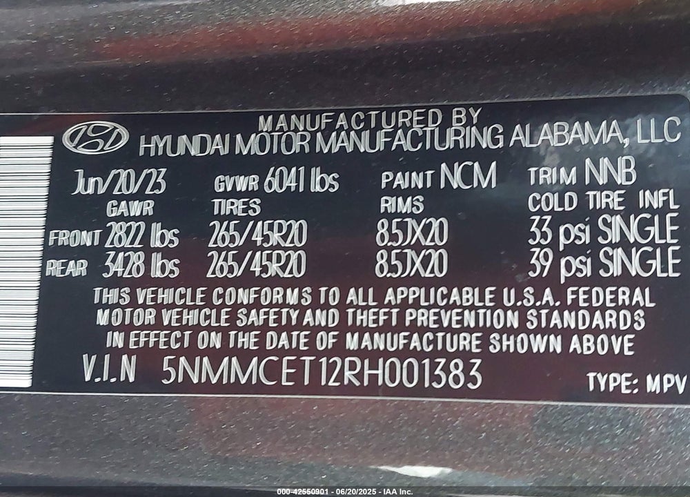 2024 GENESIS GV70 VIN: 5NMMCET12RH001383