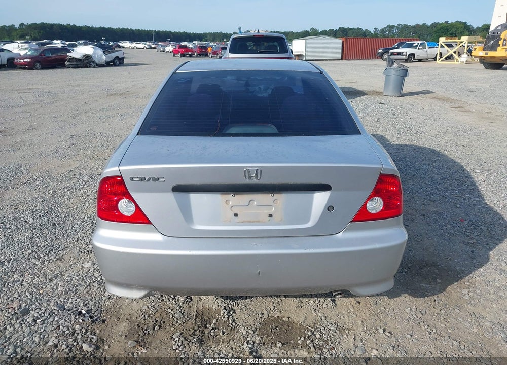 2005 HONDA CIVIC VP VIN: 1HGEM22155L038116