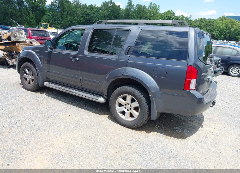 2011 NISSAN PATHFINDER VIN: 5N1AR1NB9BC629375
