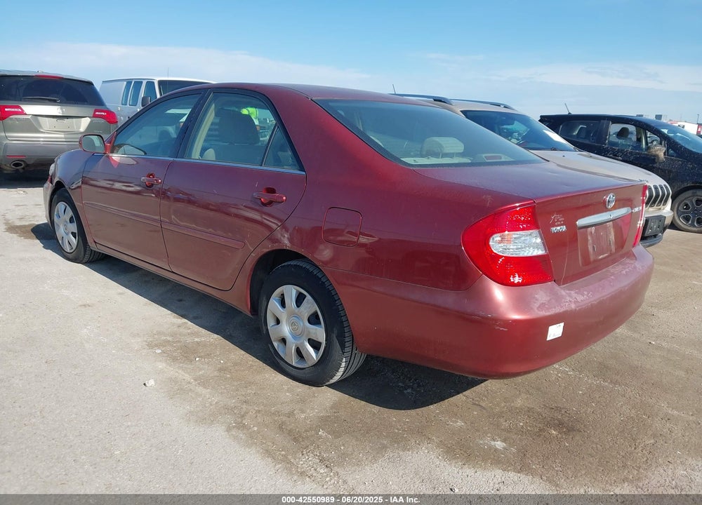 2002 TOYOTA CAMRY LE VIN: 4T1BE32K92U570516