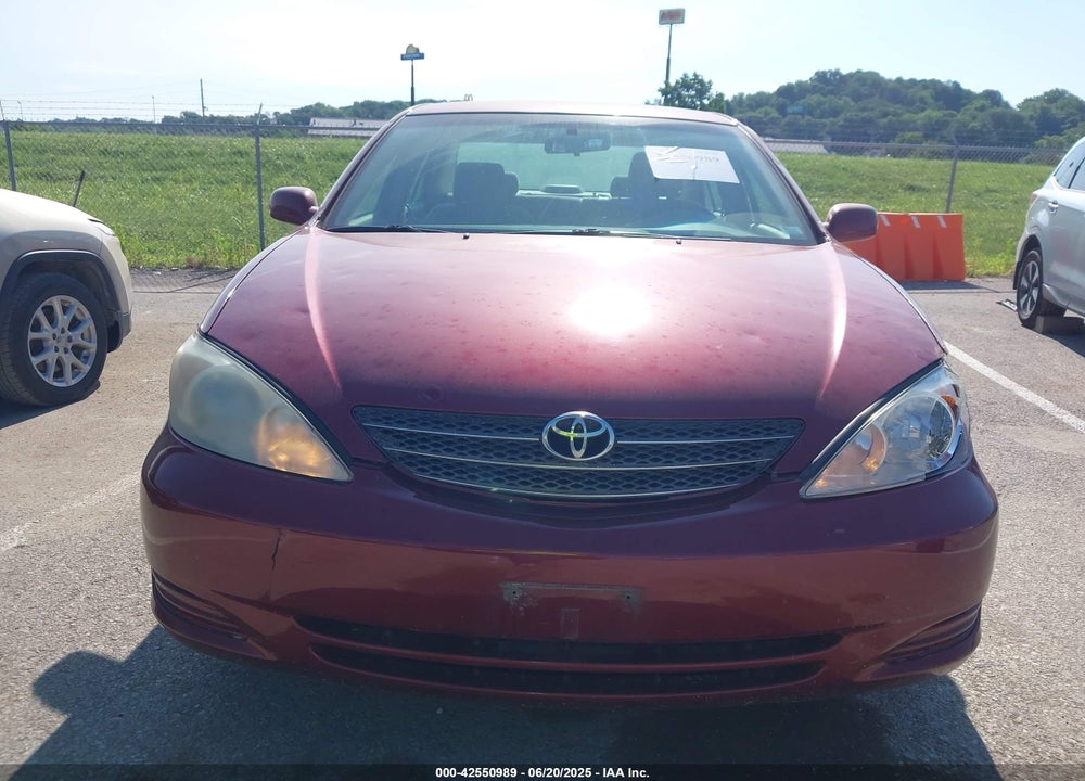2002 TOYOTA CAMRY LE VIN: 4T1BE32K92U570516