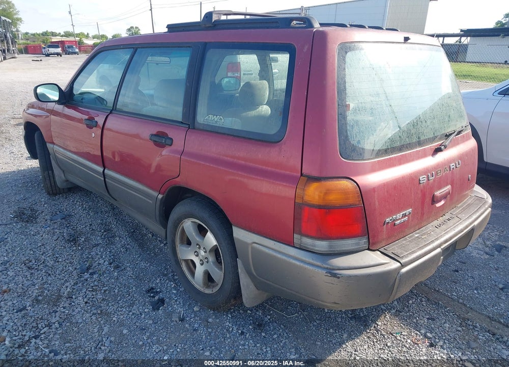 1999 SUBARU FORESTER S VIN: JF1SF6553XH739105