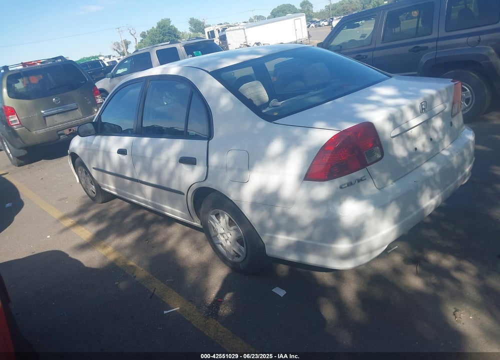 2004 HONDA CIVIC VP VIN: 2HGES16314H555498