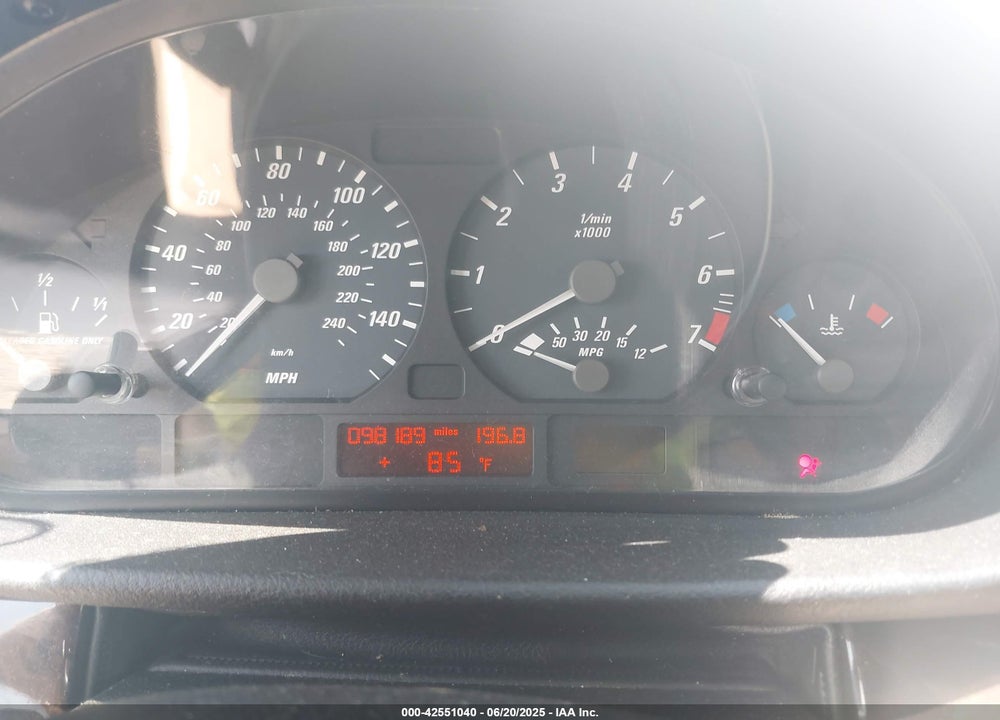 2002 BMW 325CI VIN: WBABS33442PG83320
