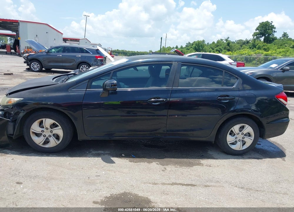 2013 HONDA CIVIC VIN: 2HGFB2F58DH567627
