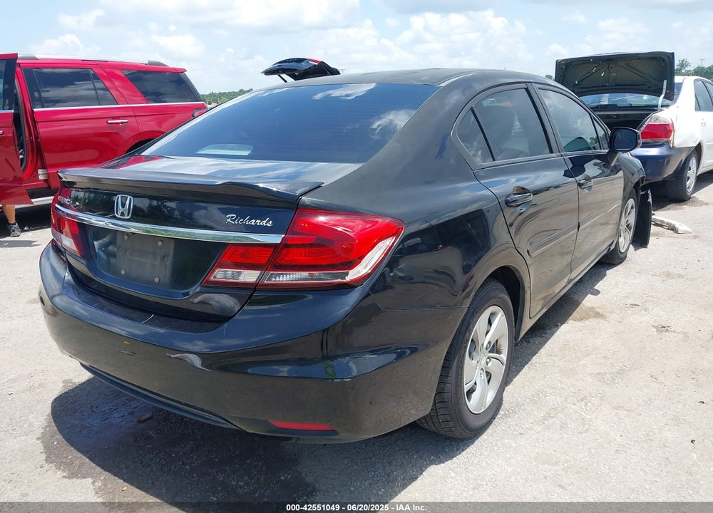 2013 HONDA CIVIC VIN: 2HGFB2F58DH567627