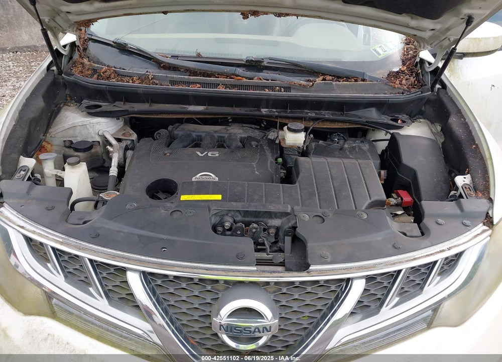 2012 NISSAN MURANO VIN: JN8AZ1MW1CW218002