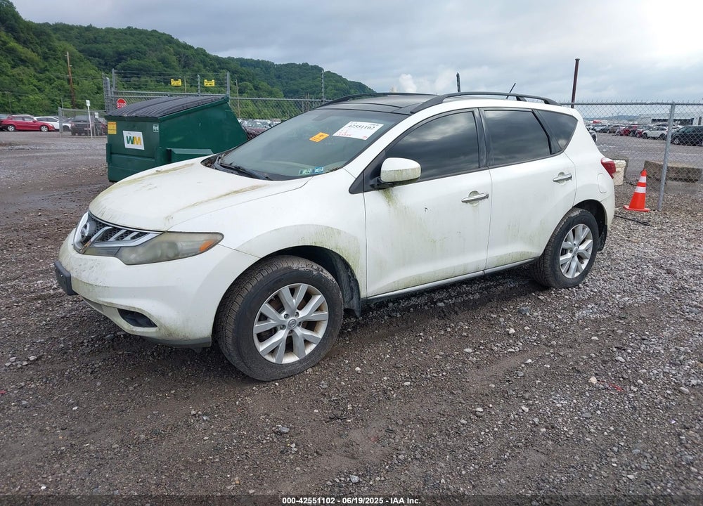 2012 NISSAN MURANO VIN: JN8AZ1MW1CW218002