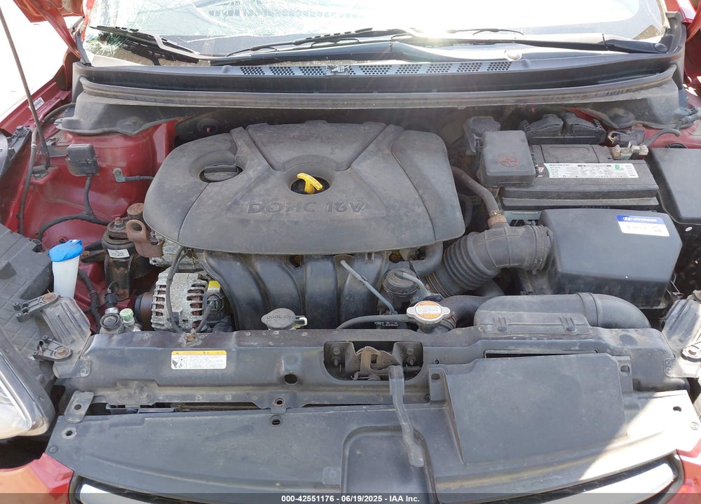 2011 HYUNDAI ELANTRA VIN: KMHDH4AE3B4145214