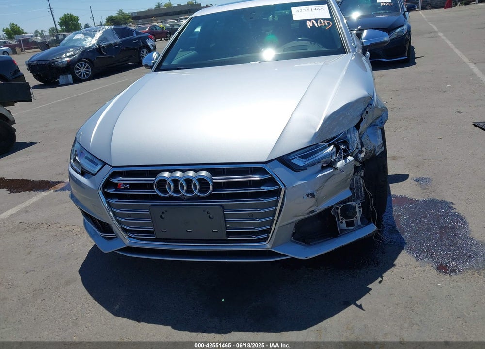 2018 AUDI S4 VIN: WAUC4AF44JA100841