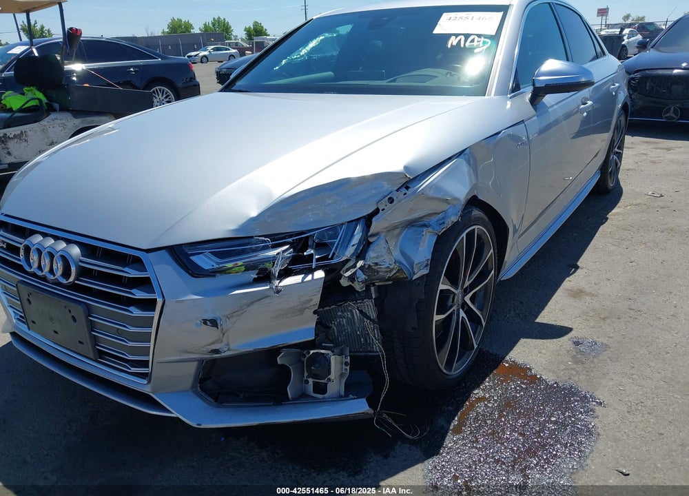2018 AUDI S4 VIN: WAUC4AF44JA100841