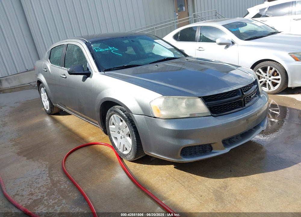 2013 DODGE AVENGER SE VIN: 1C3CDZAB6DN628485