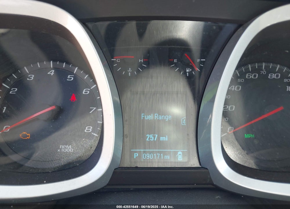2012 CHEVROLET EQUINOX VIN: 2GNFLGE52C6296687