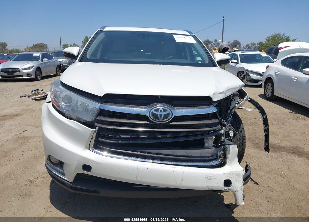 2016 TOYOTA HIGHLANDER VIN: 5TDDKRFH8GS329274