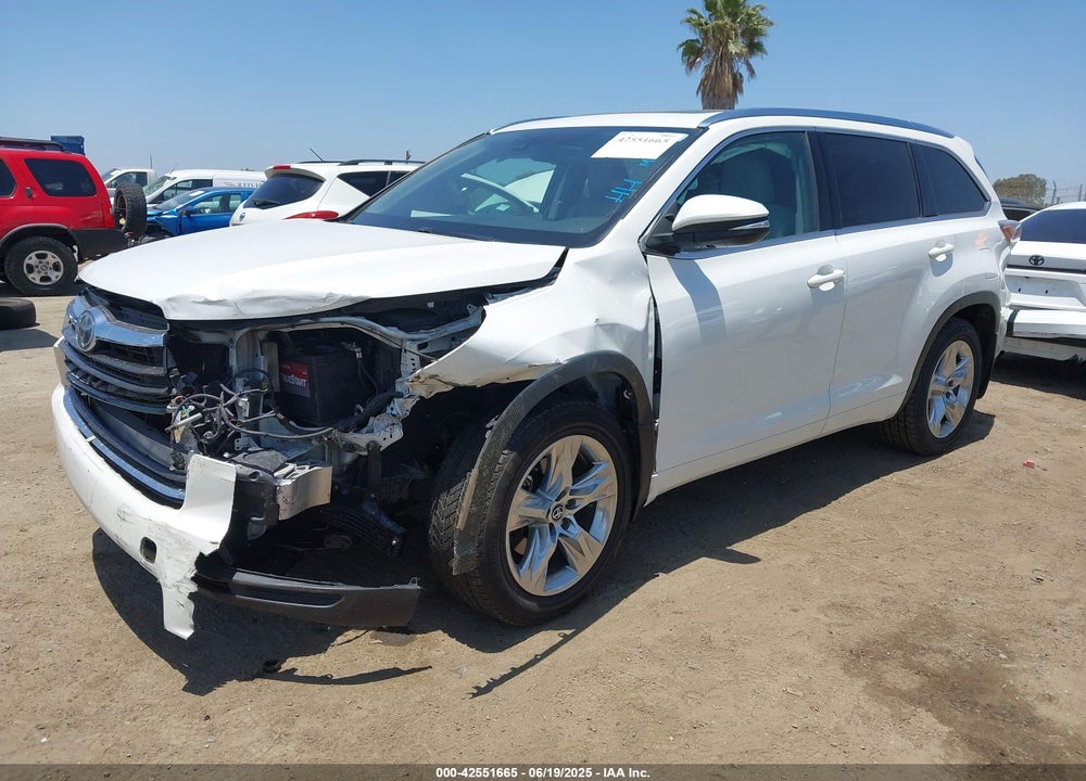 2016 TOYOTA HIGHLANDER VIN: 5TDDKRFH8GS329274