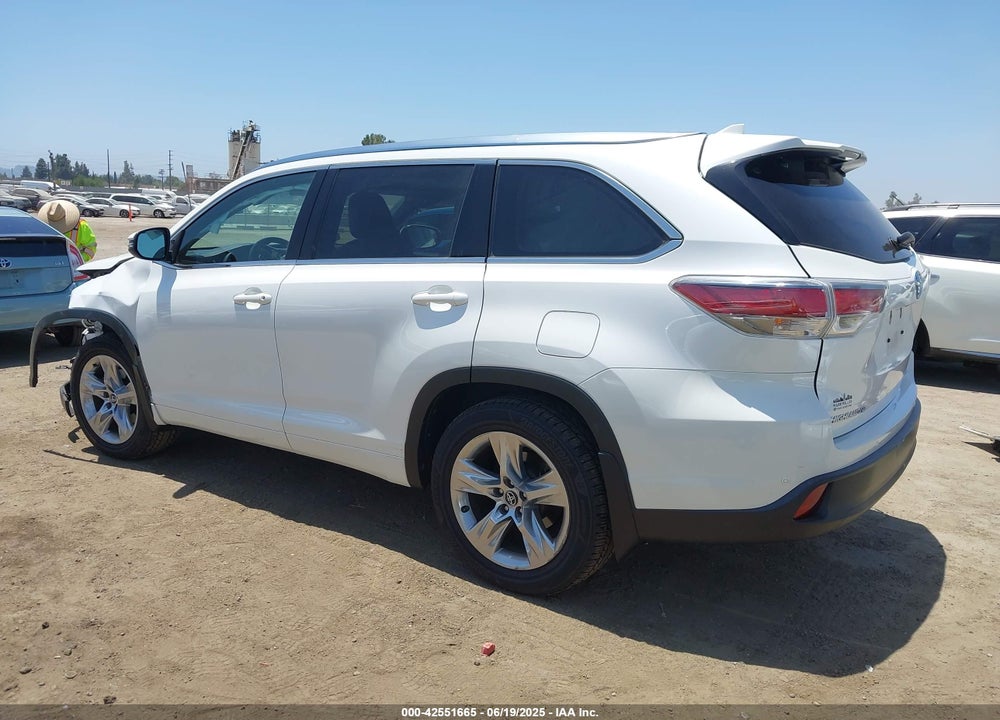 2016 TOYOTA HIGHLANDER VIN: 5TDDKRFH8GS329274