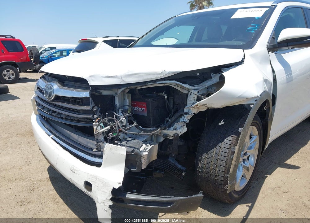 2016 TOYOTA HIGHLANDER VIN: 5TDDKRFH8GS329274