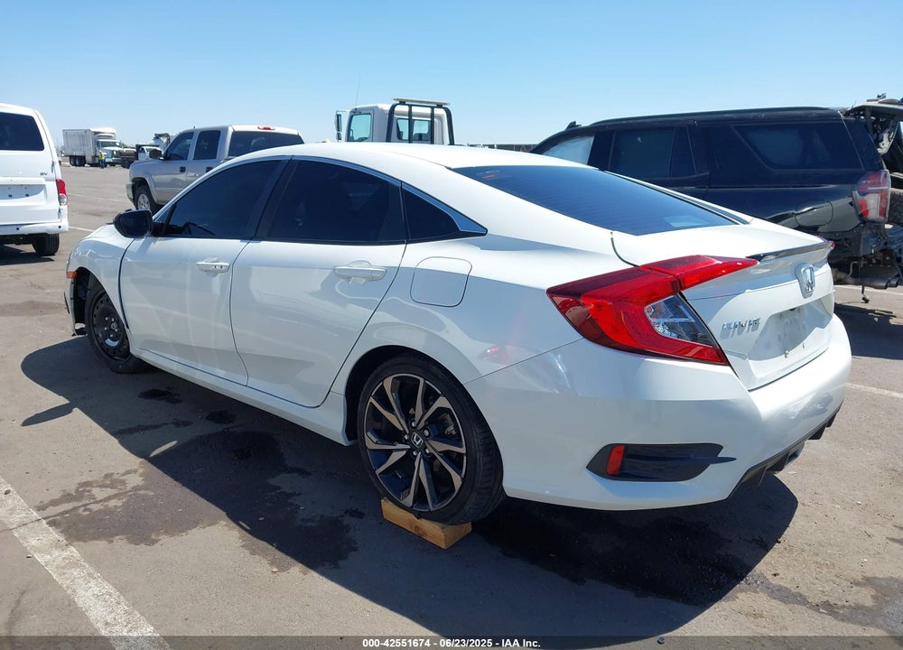 2020 HONDA CIVIC VIN: 2HGFC2F80LH516483