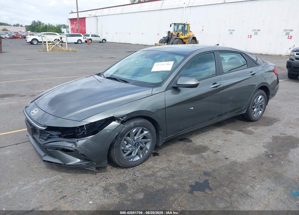 2024 HYUNDAI ELANTRA HYBRID BLUE VIN: KMHLM4DJ9RU120988