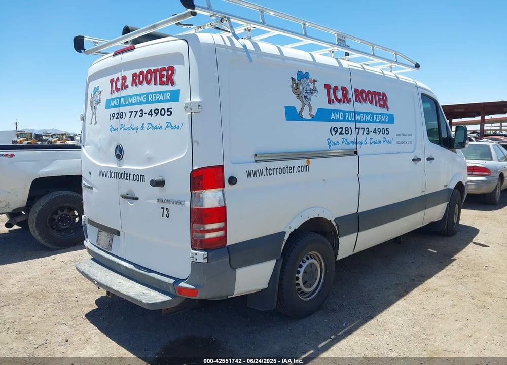 2012 MERCEDES-BENZ SPRINTER S NORMAL ROOF VIN: WD3PE7CC6C5625292