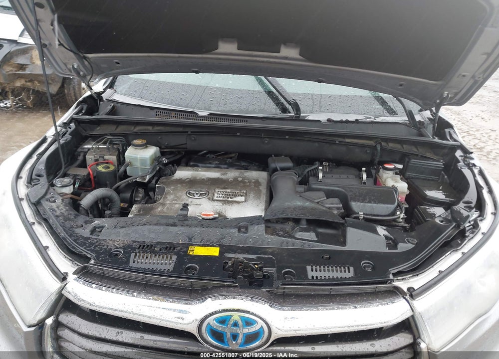 2016 TOYOTA HIGHLANDER HYBRID VIN: 5TDDCRFH5GS019824