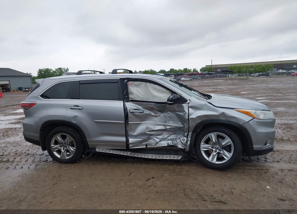 2016 TOYOTA HIGHLANDER HYBRID VIN: 5TDDCRFH5GS019824