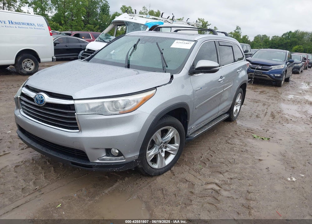 2016 TOYOTA HIGHLANDER HYBRID VIN: 5TDDCRFH5GS019824