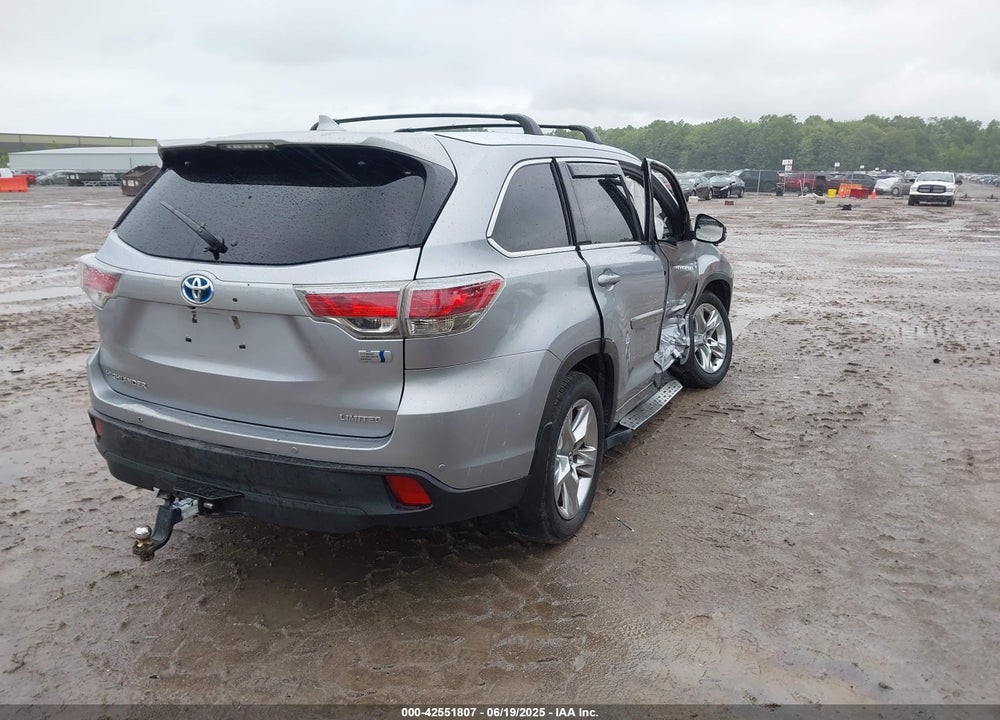 2016 TOYOTA HIGHLANDER HYBRID VIN: 5TDDCRFH5GS019824